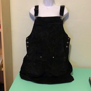 Corduroy overall dress